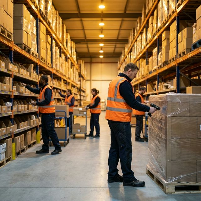 Warehouse night shift operations